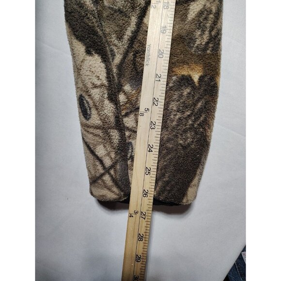 Gander Mountain Guide Series Reversible Fleece Brown Camouflage Jacket Men's XL - Picture 8 of 11
